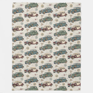 The Godfather Vintage Muscle Cars Fleece Blanket