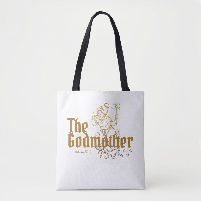 The Godmother Fairy Gold Tote Bag (Front)