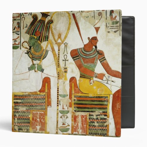 The Gods Osiris and Atum from Tomb of 3 Ring Binder