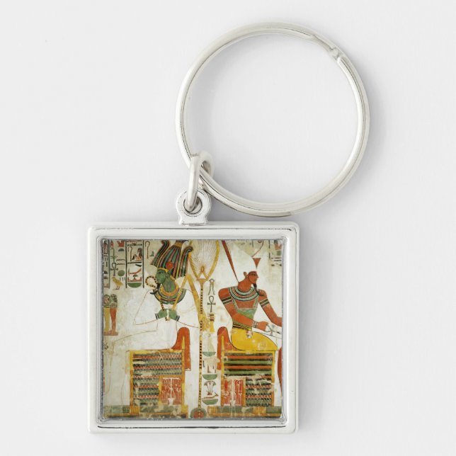 The Gods Osiris and Atum, from Tomb of Keychain (Front)