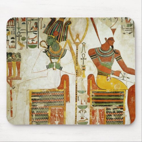 The Gods Osiris and Atum from Tomb of Mouse Pad