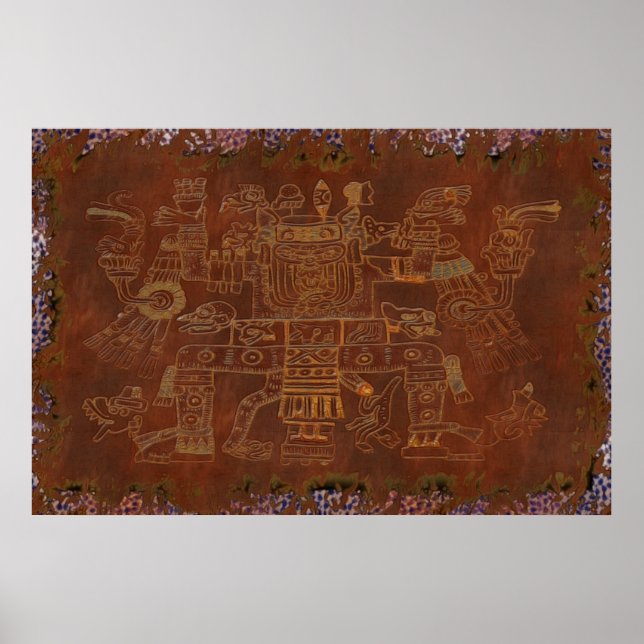 The Gods South American Folk Art Print (Front)
