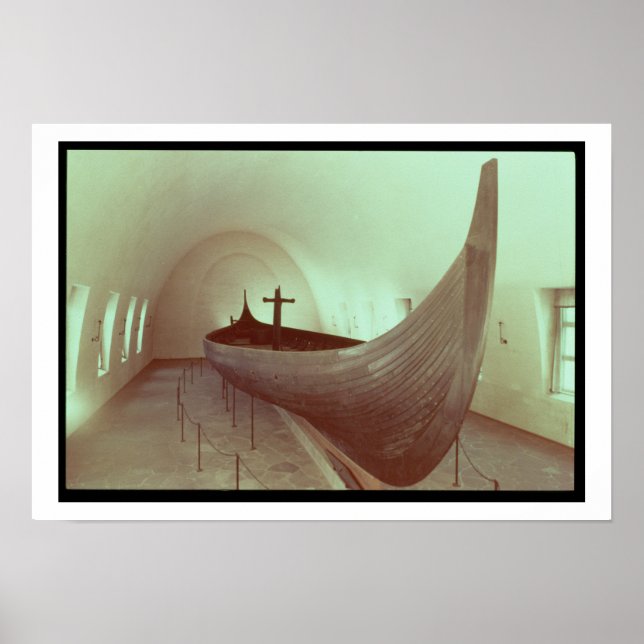 The Gokstad longship (wood) Poster (Front)