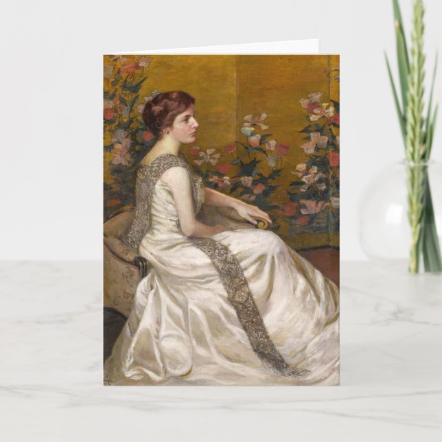 The Gold Screen | Lilla Cabot Perry Card (Front)