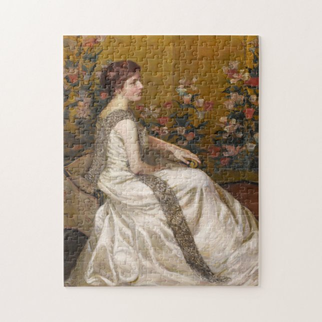 The Gold Screen | Lilla Cabot Perry Jigsaw Puzzle (Vertical)