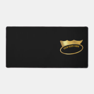 The Gold Tier Gaming Desk Mat