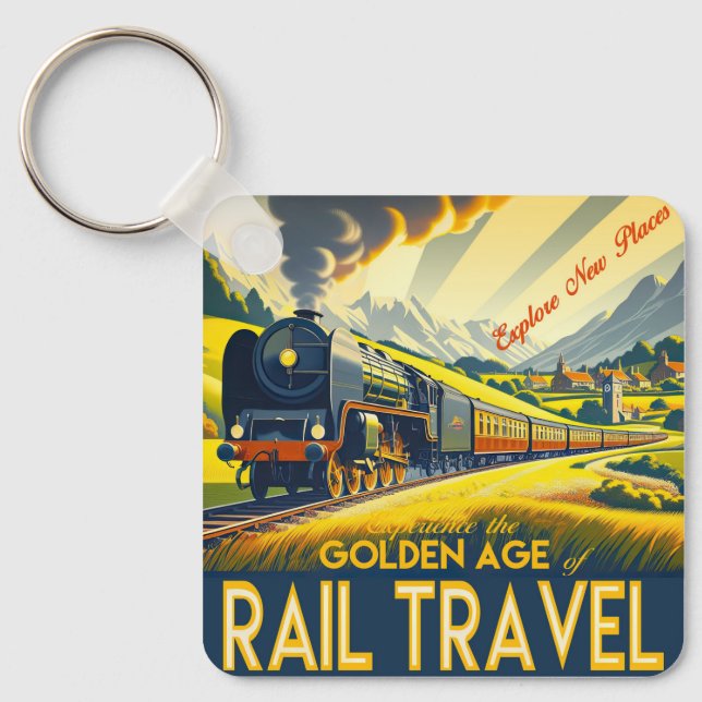 The Golden Age Keychain (Front)