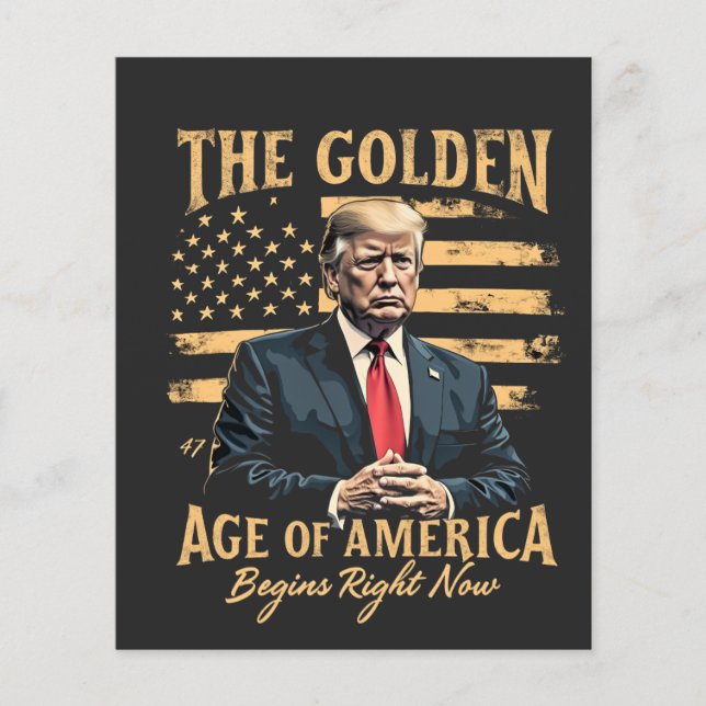 The Golden Age of America Begins Now Flyer (Front)