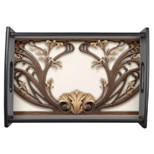 The Golden Age of Grace Art Nouveau serving tray