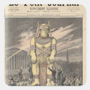 The Golden Calf Square Sticker