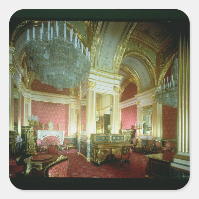 The Golden Chamber of the Tsaritsa Square Sticker (Front)
