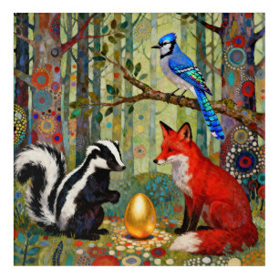 “The Golden Dilemma” Acrylic Print