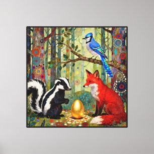 “The Golden Dilemma” Canvas Print