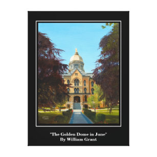The Golden Dome in June Canvas Print