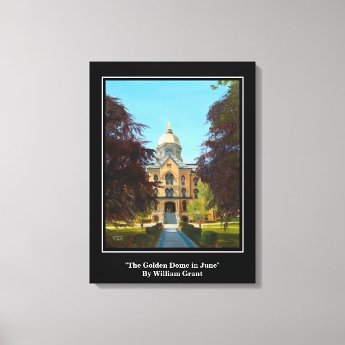 The Golden Dome in June Canvas Print