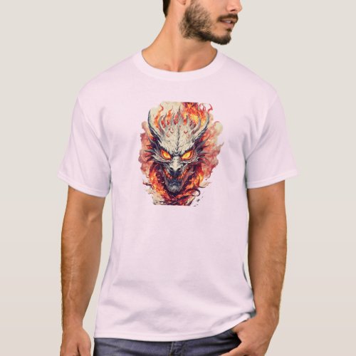 The Golden Dragon King T_shirt design 