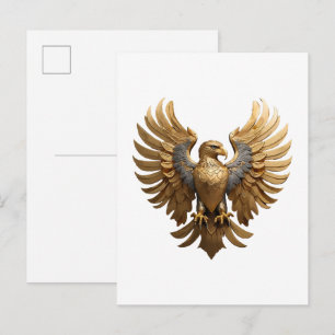 The Golden Eagle Invitation Postcard