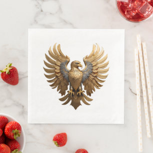 The Golden Eagle Paper Dinner Napkins