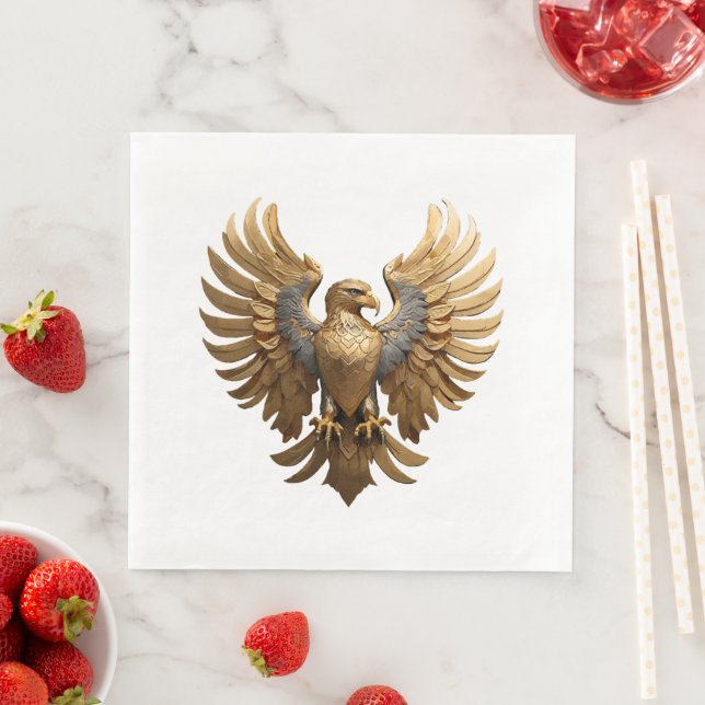 The Golden Eagle Paper Dinner Napkins (Insitu)