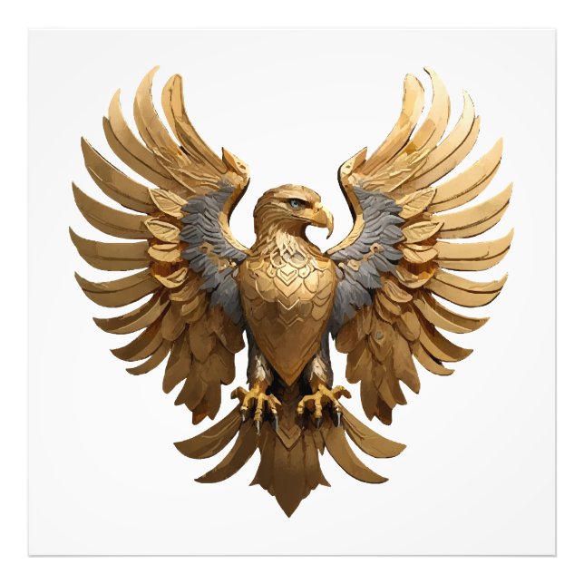 The Golden Eagle Photo Print (Front)