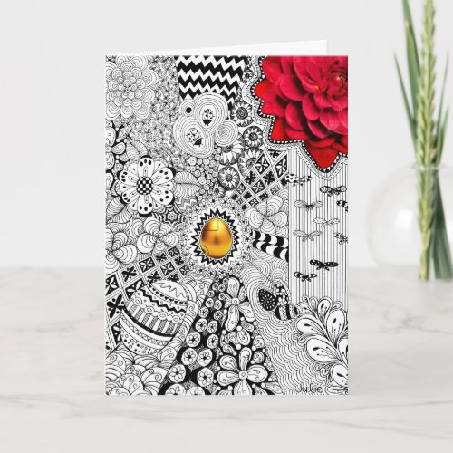 The Golden Egg Blank Easter Greeting Card