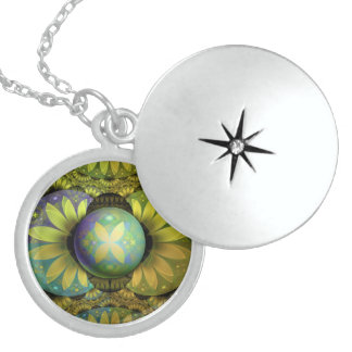 The Golden Feathers of Potter's Flying Snitch Locket Necklace