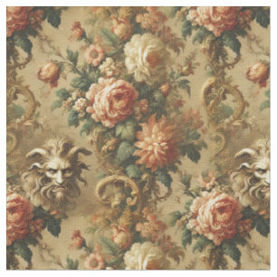 The Golden Fiend – Gothic Classic Tile Fabric