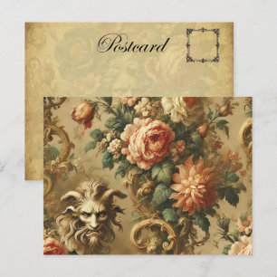 The Golden Fiend – Gothic Victorian Holiday Postcard