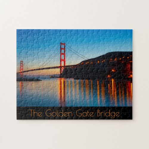 The Golden Gate Bridge at Night Jigsaw Puzzle