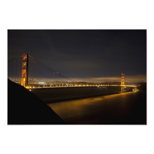 The Golden Gate Bridge from the Marin 2 Photo Print