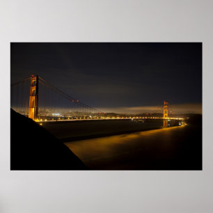 The Golden Gate Bridge from the Marin 2 Poster