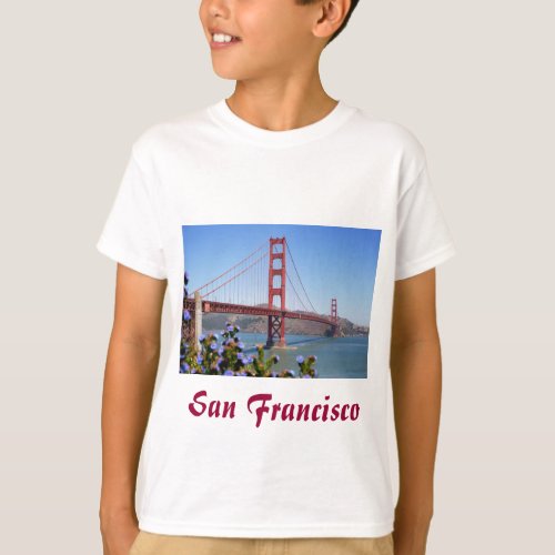 The Golden Gate Bridge of San Francisco T_Shirt