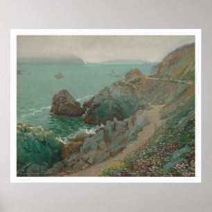 The Golden Gate from Ocean Cliff (1154) Poster