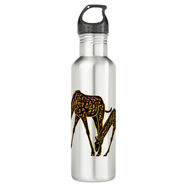 The Golden Giraffe Water Bottle (Front)