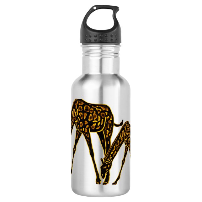 The Golden Giraffe Water Bottle (Front)