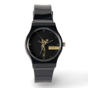 The golden golfer watch