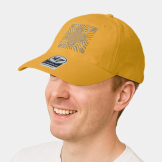 The Golden Horizon | Gilded Zephyr Luxury Accessor 47 Brand Hat