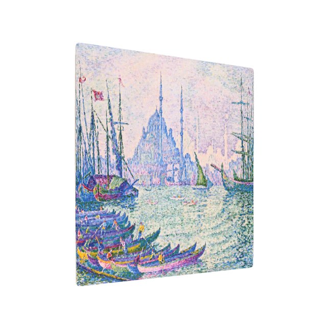 The Golden Horn, Minarets | Paul Signac | Metal Print (Angled)