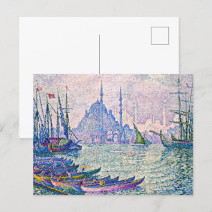 The Golden Horn, Minarets Paul Signac Postcard