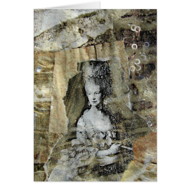 The Golden Lady Mixed Media Cards (Front)