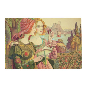 The Golden Legend, 1897, from 'L'Estampe Moderne', Placemat