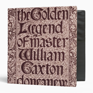 The Golden Legend 3 Ring Binder