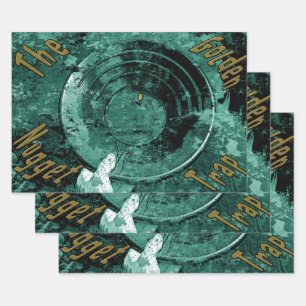 The golden nugget trap  wrapping paper sheets