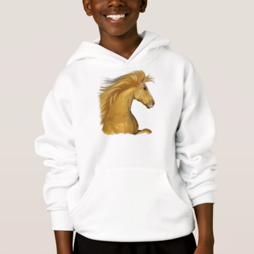 The Golden Palomino Horse Hoodie