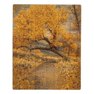 The Golden Path Klimt-inspired Jigsaw Puzzle