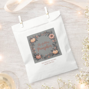 The Golden Pumpkin Favor Bag