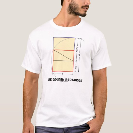 The Golden Rectangle (Mathematical Ratio) T-Shirt