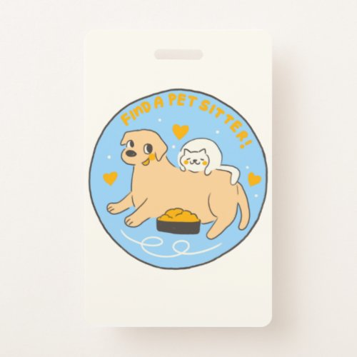 The Golden Retriever Puppy  Badge
