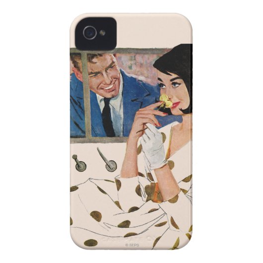 The Golden Rose Case-Mate iPhone Case (Back)