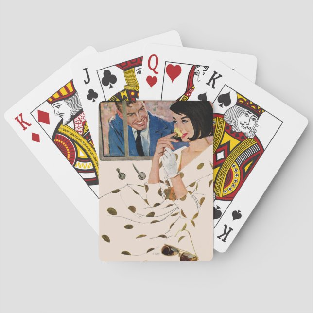 The Golden Rose Poker Cards (Back)